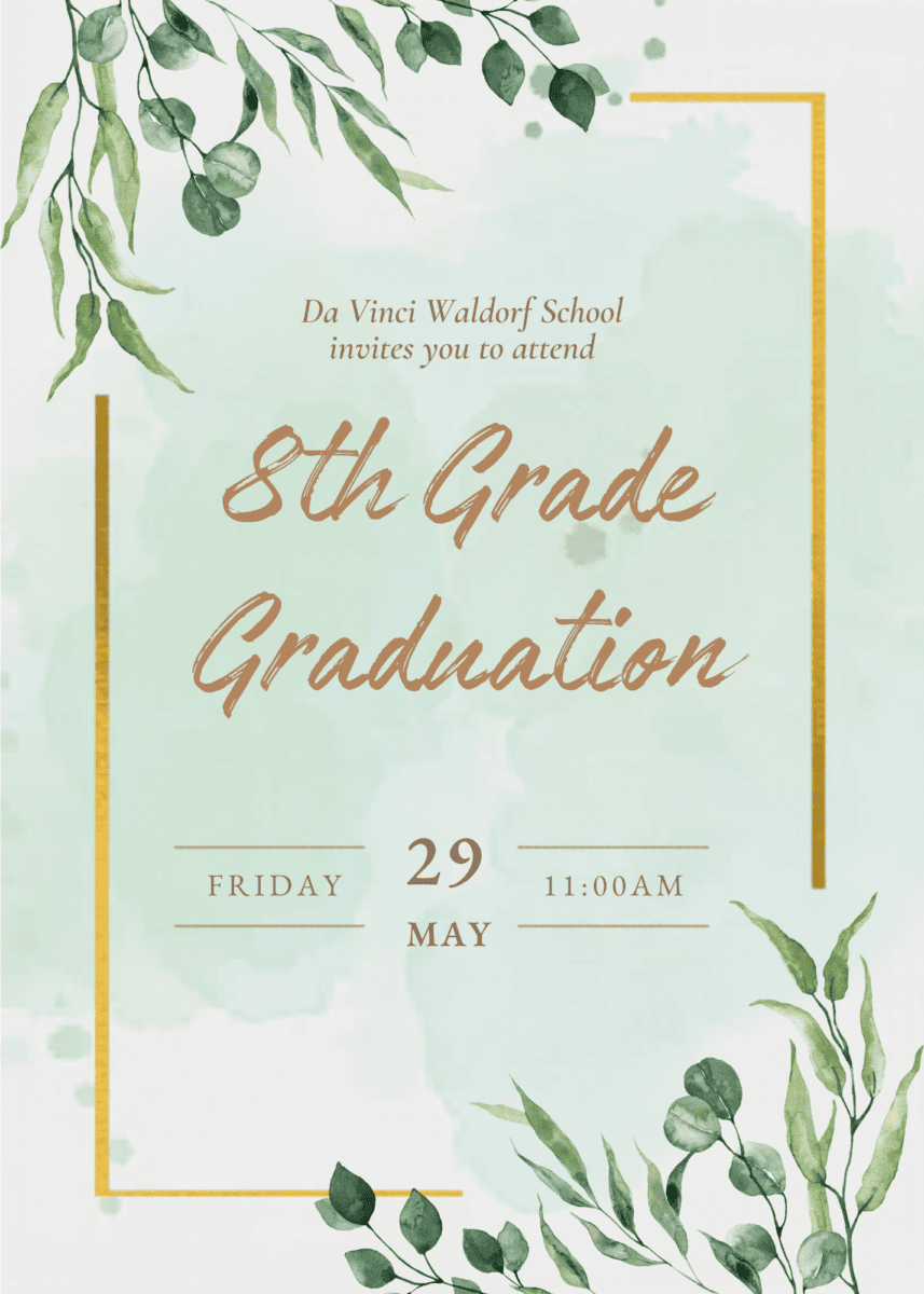 Join Us For Graduation &Amp; Celebration! 1 8Th Grade Graduation Invirtation 2026